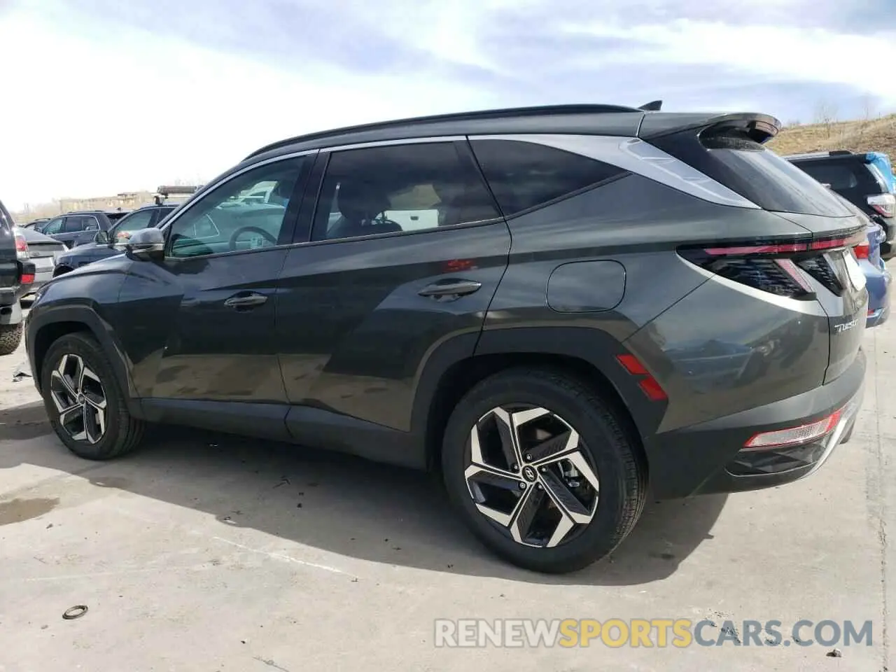 2 Photograph of a damaged car KM8JFDD24RU245309 HYUNDAI TUCSON 2024