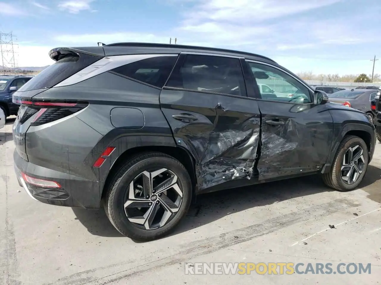 3 Photograph of a damaged car KM8JFDD24RU245309 HYUNDAI TUCSON 2024
