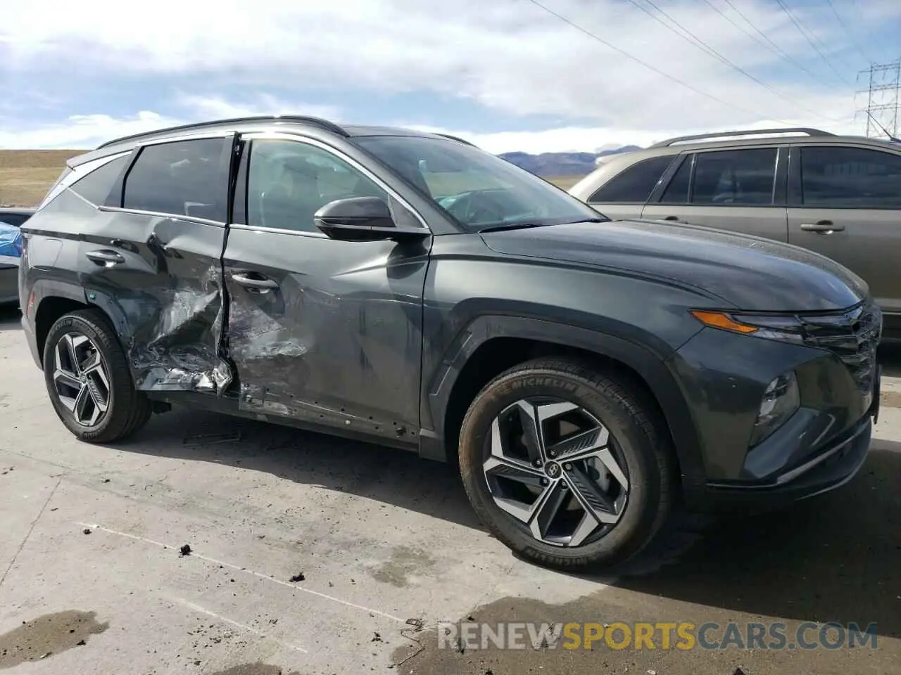 4 Photograph of a damaged car KM8JFDD24RU245309 HYUNDAI TUCSON 2024