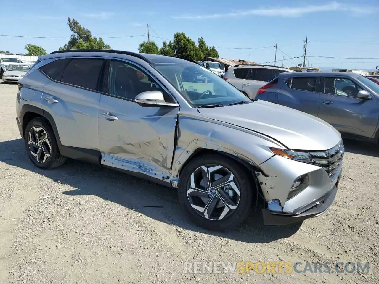 4 Photograph of a damaged car KM8JFDD25RU209273 HYUNDAI TUCSON 2024