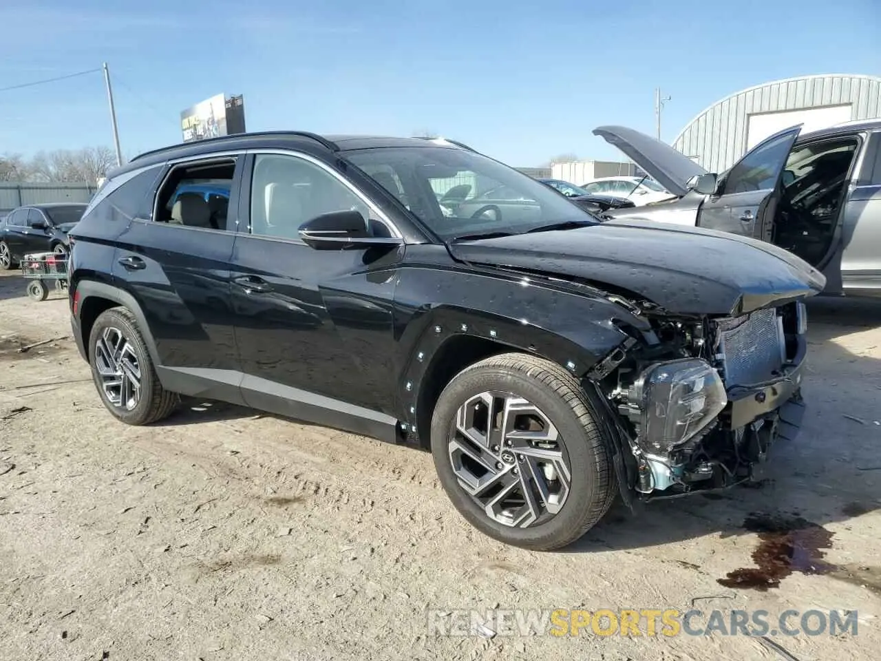 4 Photograph of a damaged car 3KMJE3DE9SE002267 HYUNDAI TUCSON 2025