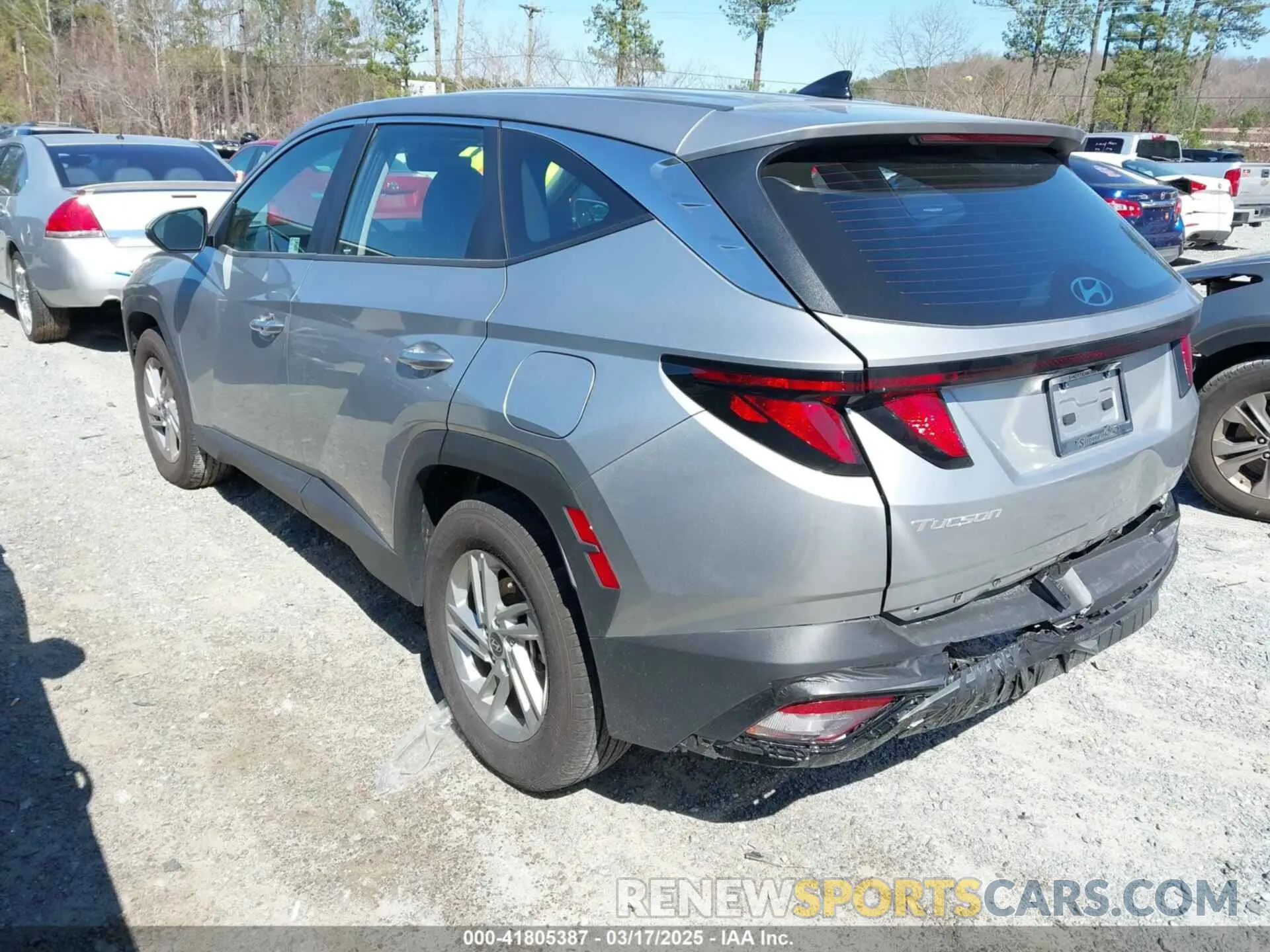 3 Photograph of a damaged car 5NMJA3DE9SH490059 HYUNDAI TUCSON 2025