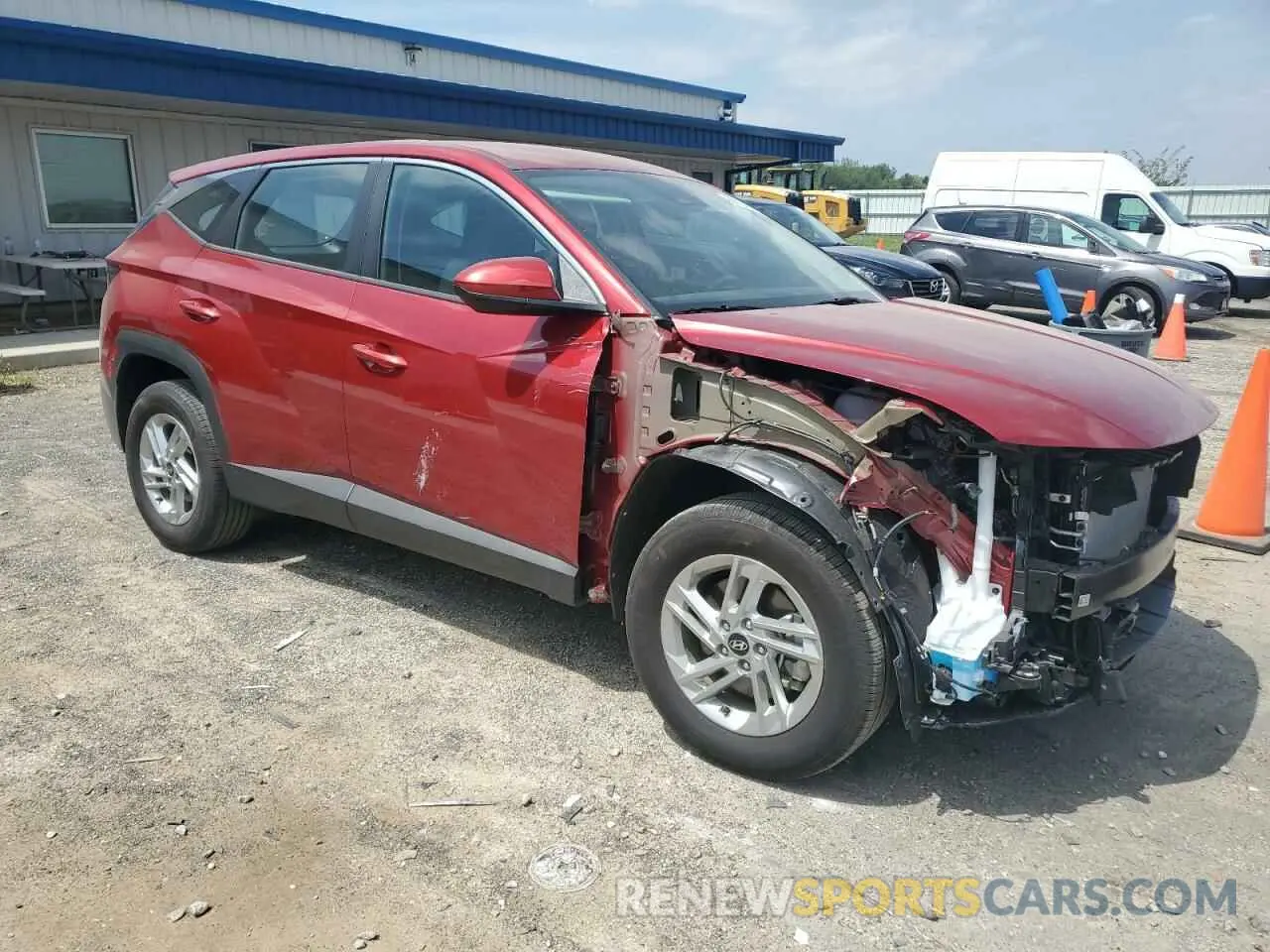 4 Photograph of a damaged car 5NMJACDE2SH453399 HYUNDAI TUCSON 2025