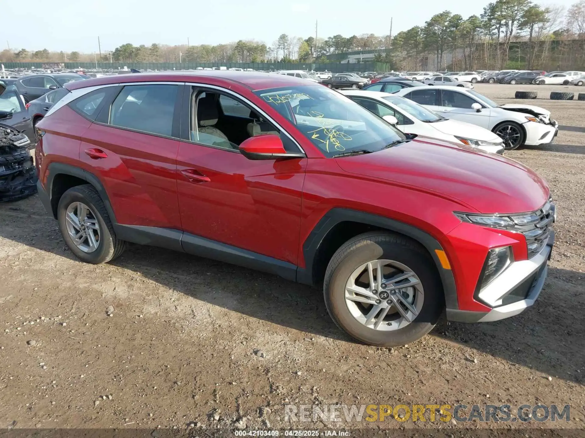 1 Photograph of a damaged car 5NMJACDE5SH447256 HYUNDAI TUCSON 2025