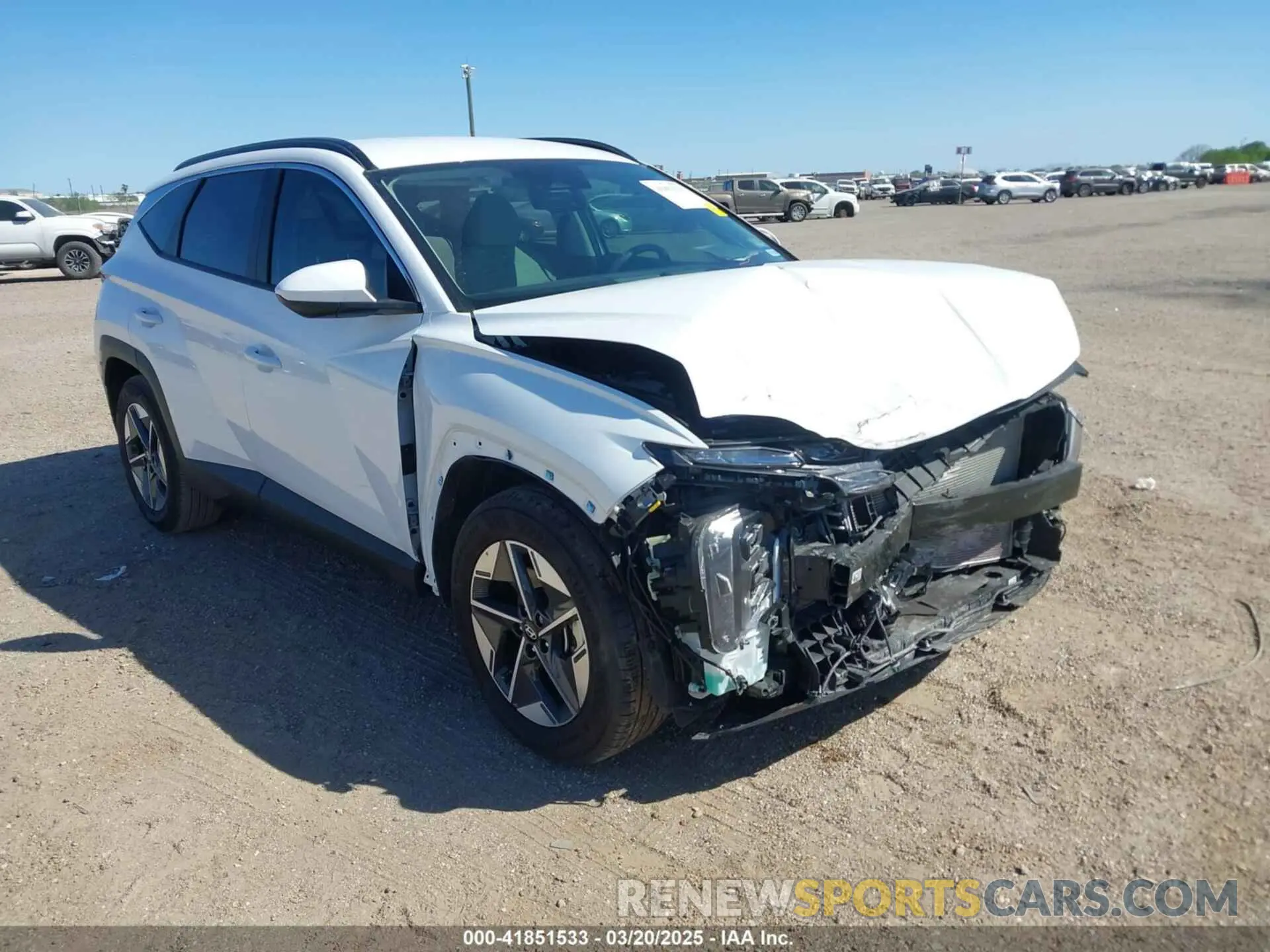 1 Photograph of a damaged car 5NMJB3DE1SH467162 HYUNDAI TUCSON 2025