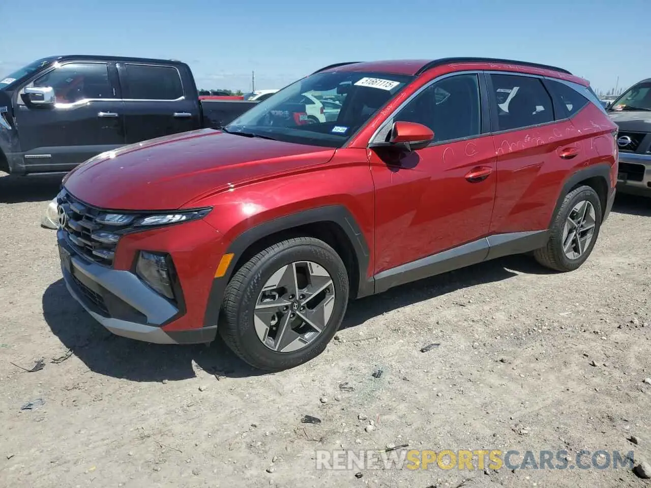 1 Photograph of a damaged car 5NMJB3DE7SH476657 HYUNDAI TUCSON 2025