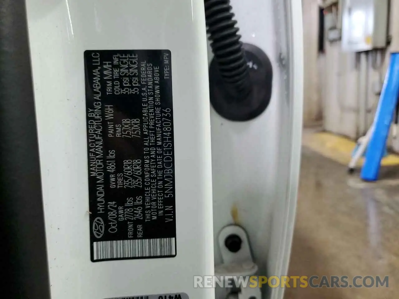 13 Photograph of a damaged car 5NMJBCDE1SH480736 HYUNDAI TUCSON 2025