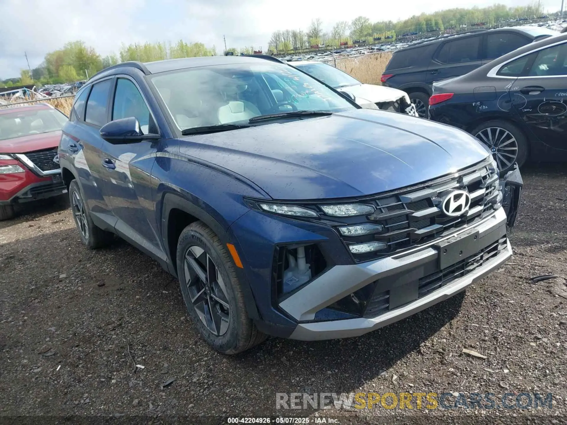 1 Photograph of a damaged car 5NMJBCDE4SH532473 HYUNDAI TUCSON 2025