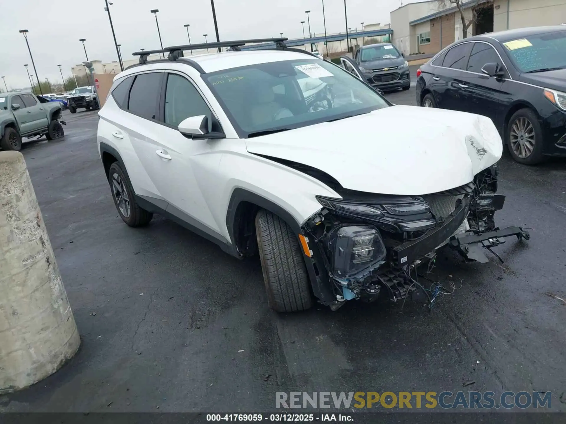 1 Photograph of a damaged car 5NMJBCDE6SH468338 HYUNDAI TUCSON 2025