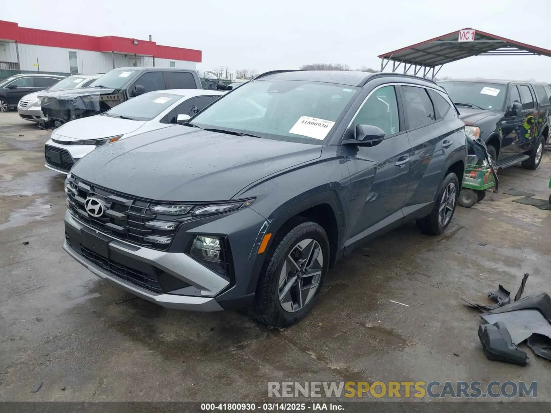 2 Photograph of a damaged car 5NMJBCDE8SH509021 HYUNDAI TUCSON 2025