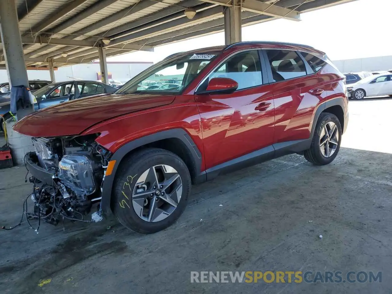 1 Photograph of a damaged car 5NMJBCDEXSH448125 HYUNDAI TUCSON 2025