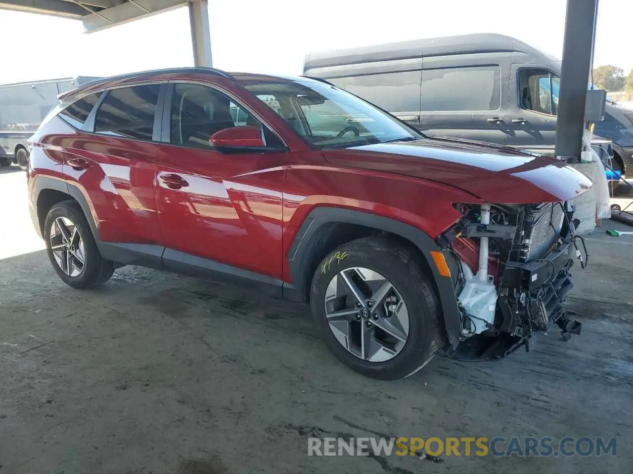 4 Photograph of a damaged car 5NMJBCDEXSH448125 HYUNDAI TUCSON 2025