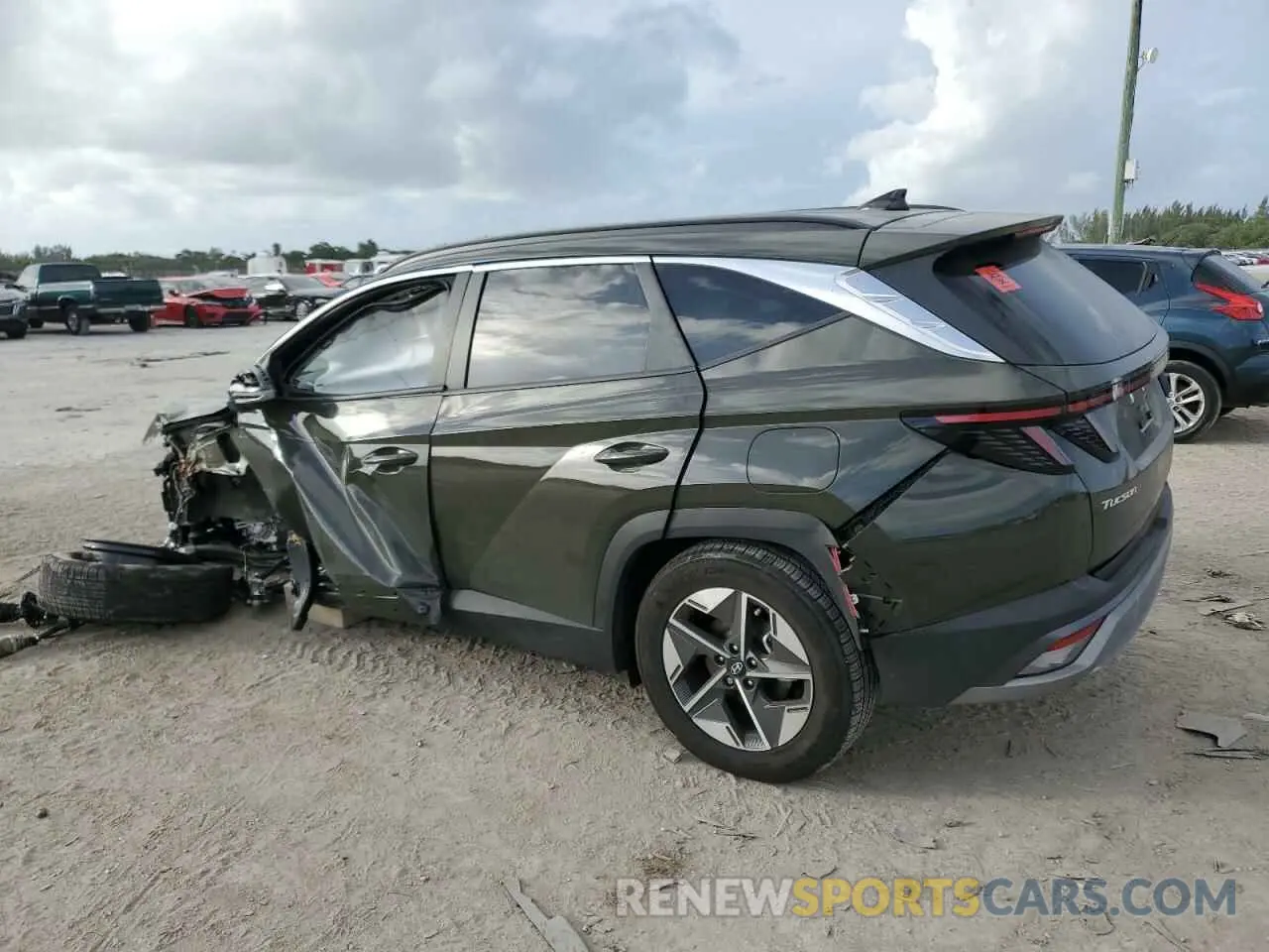 2 Photograph of a damaged car 5NMJC3DE5SH458218 HYUNDAI TUCSON 2025