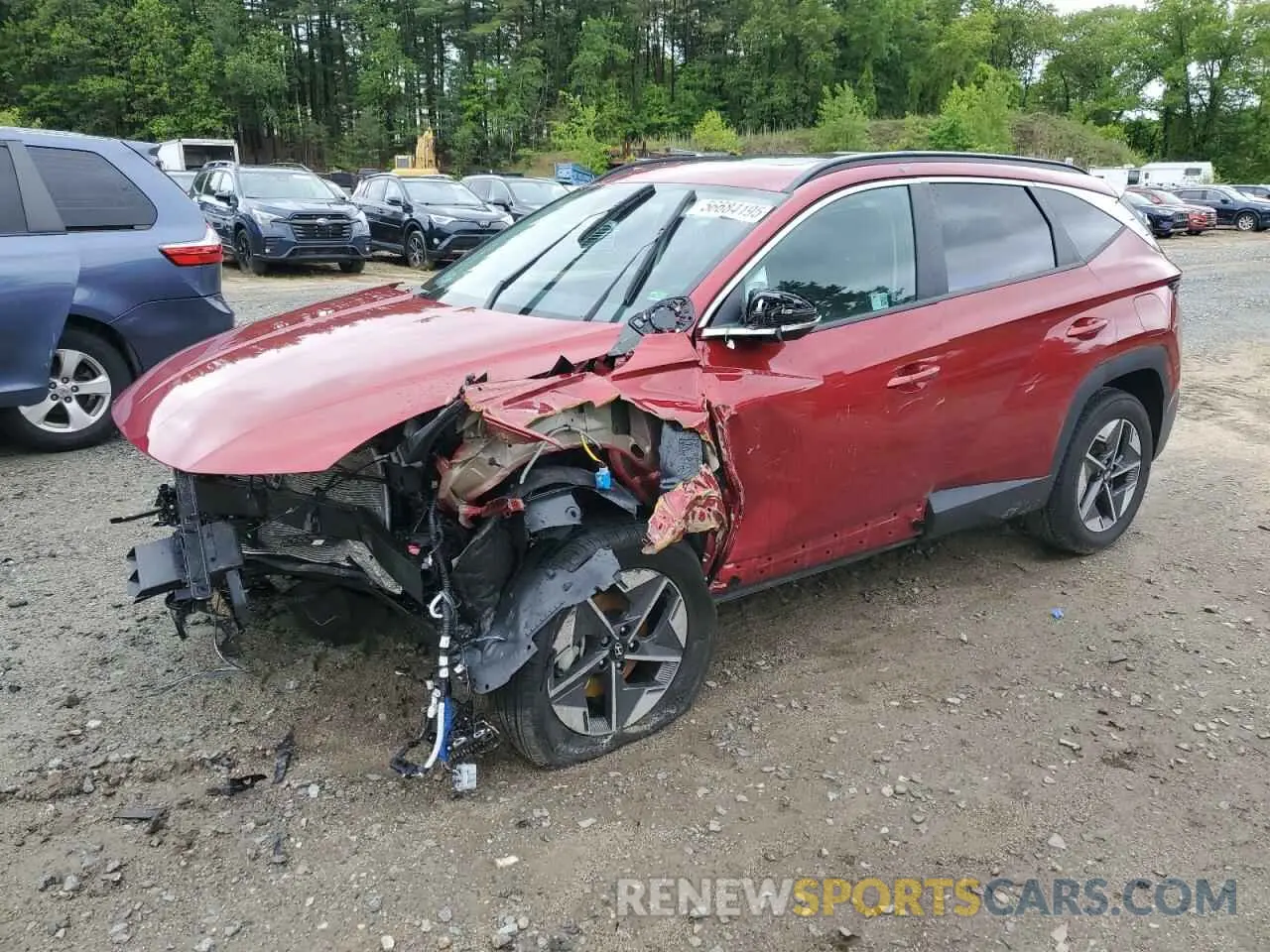 1 Photograph of a damaged car 5NMJCCDE0SH460393 HYUNDAI TUCSON 2025