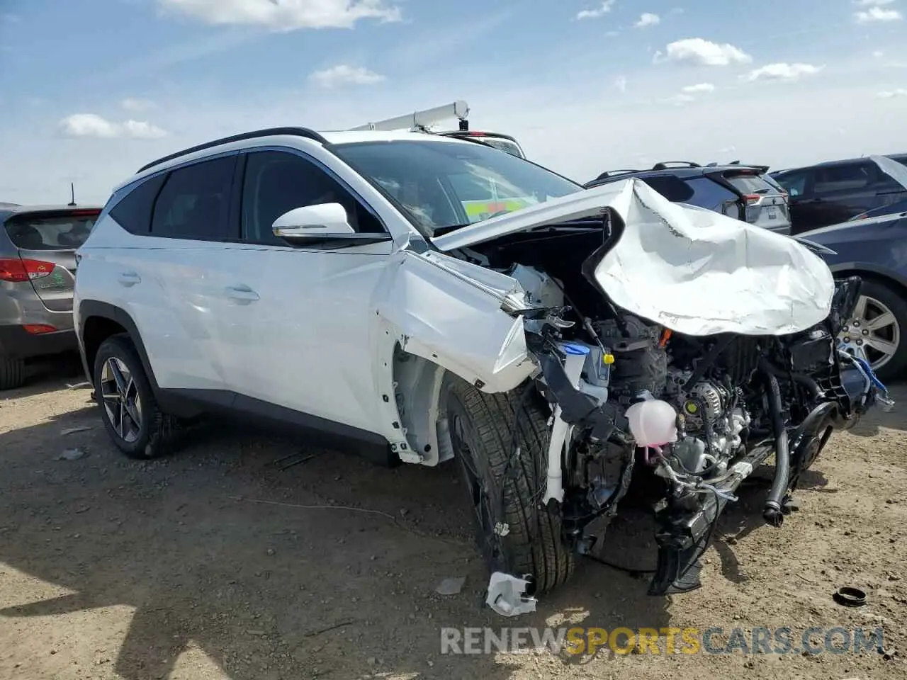 4 Photograph of a damaged car 5NMJCCDE4SH460705 HYUNDAI TUCSON 2025