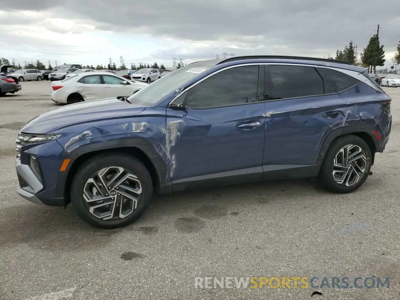 1 Photograph of a damaged car 5NMJE3DE5SH444359 HYUNDAI TUCSON 2025