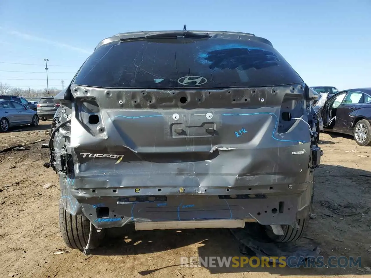 6 Photograph of a damaged car 5NMJECDE7SH476214 HYUNDAI TUCSON 2025