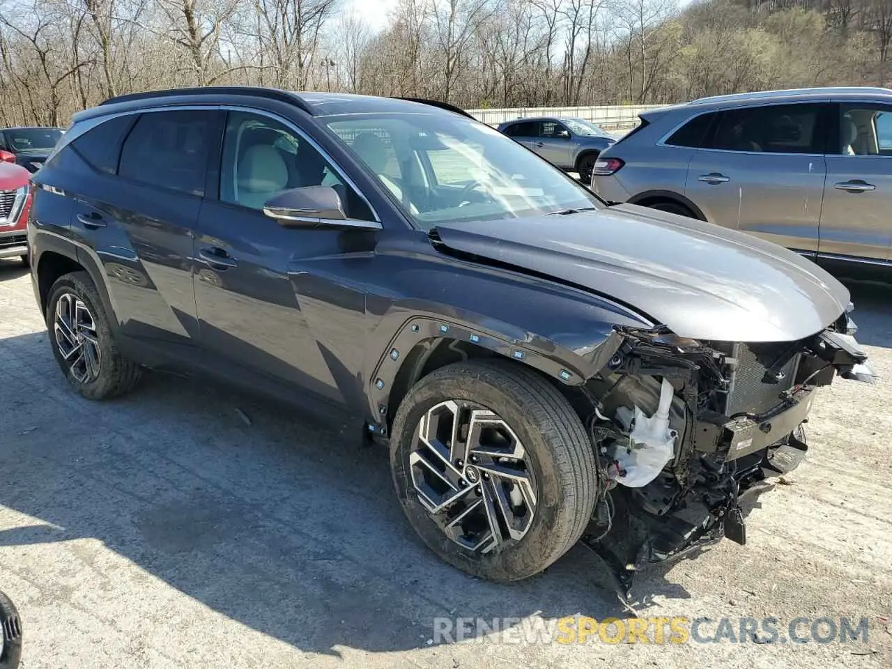 4 Photograph of a damaged car KM8JEDD18SU287529 HYUNDAI TUCSON 2025