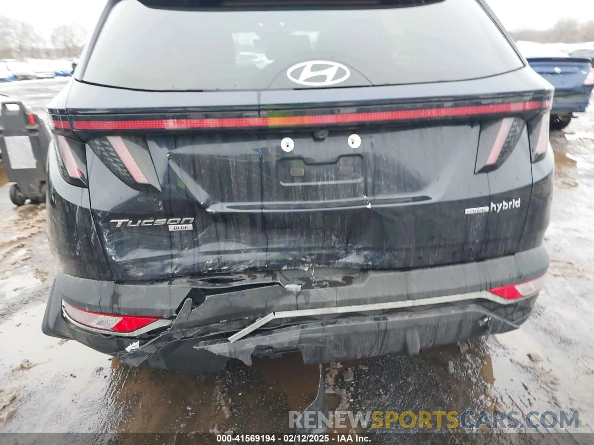 6 Photograph of a damaged car KM8JBCA10NU076420 HYUNDAI TUCSON HYBRID 2022