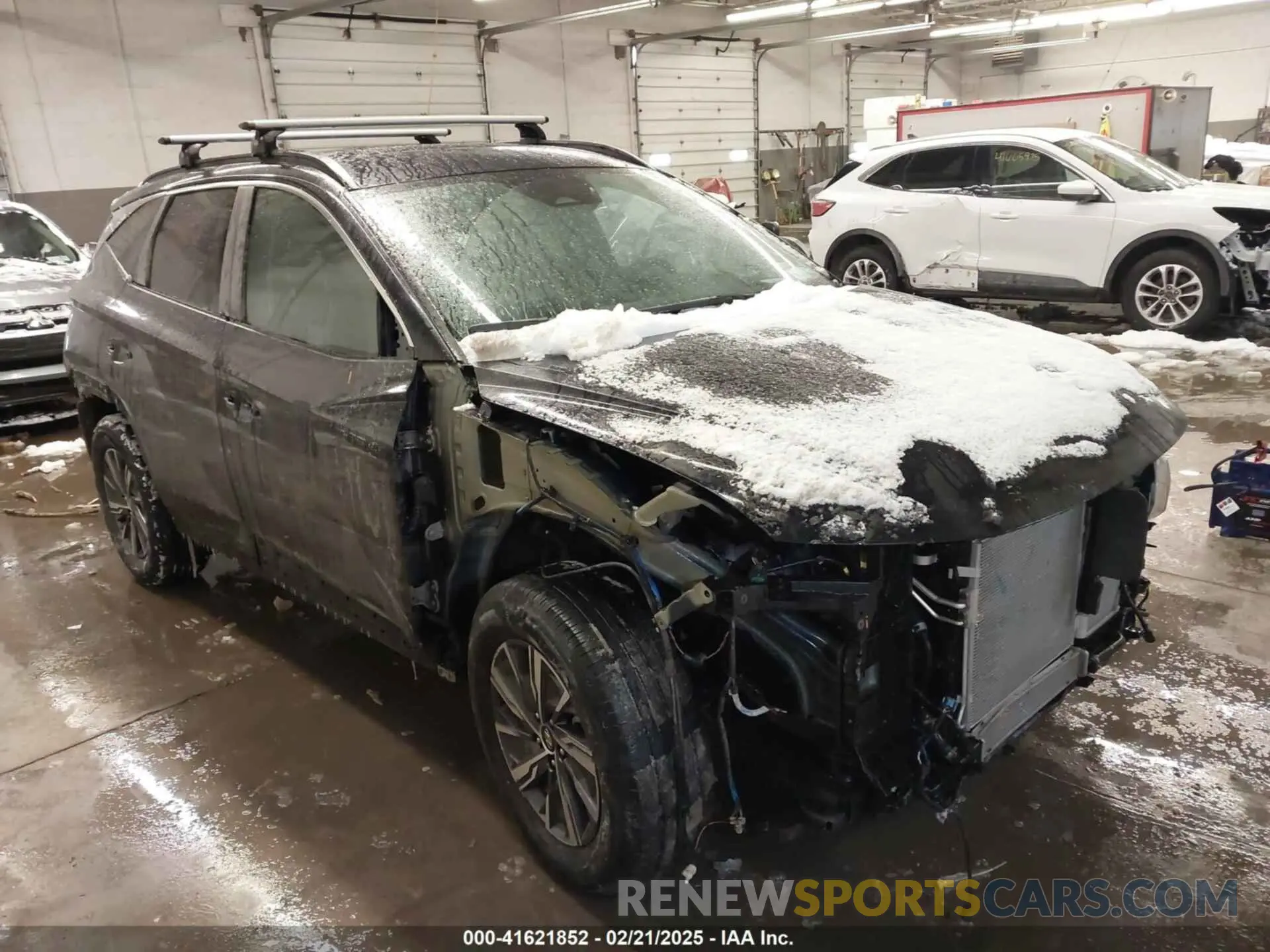 1 Photograph of a damaged car KM8JBCA11NU052241 HYUNDAI TUCSON HYBRID 2022
