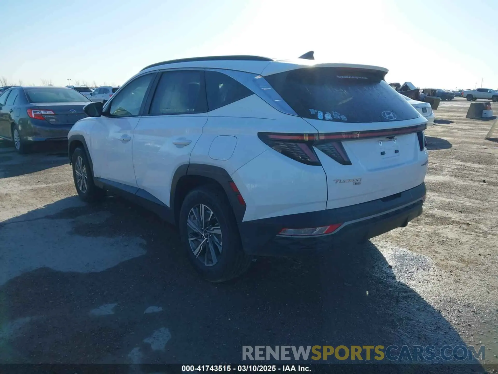 3 Photograph of a damaged car KM8JBCA13NU020844 HYUNDAI TUCSON HYBRID 2022
