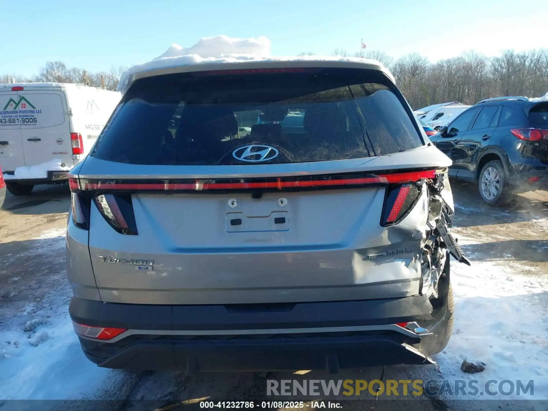 17 Photograph of a damaged car KM8JBCA13NU080963 HYUNDAI TUCSON HYBRID 2022