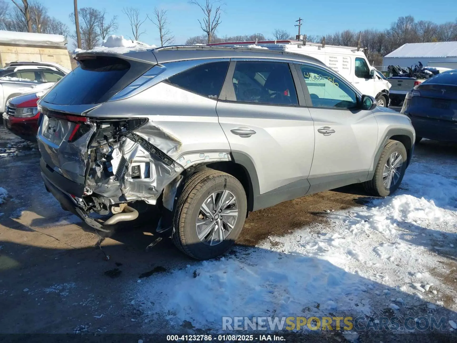 4 Photograph of a damaged car KM8JBCA13NU080963 HYUNDAI TUCSON HYBRID 2022