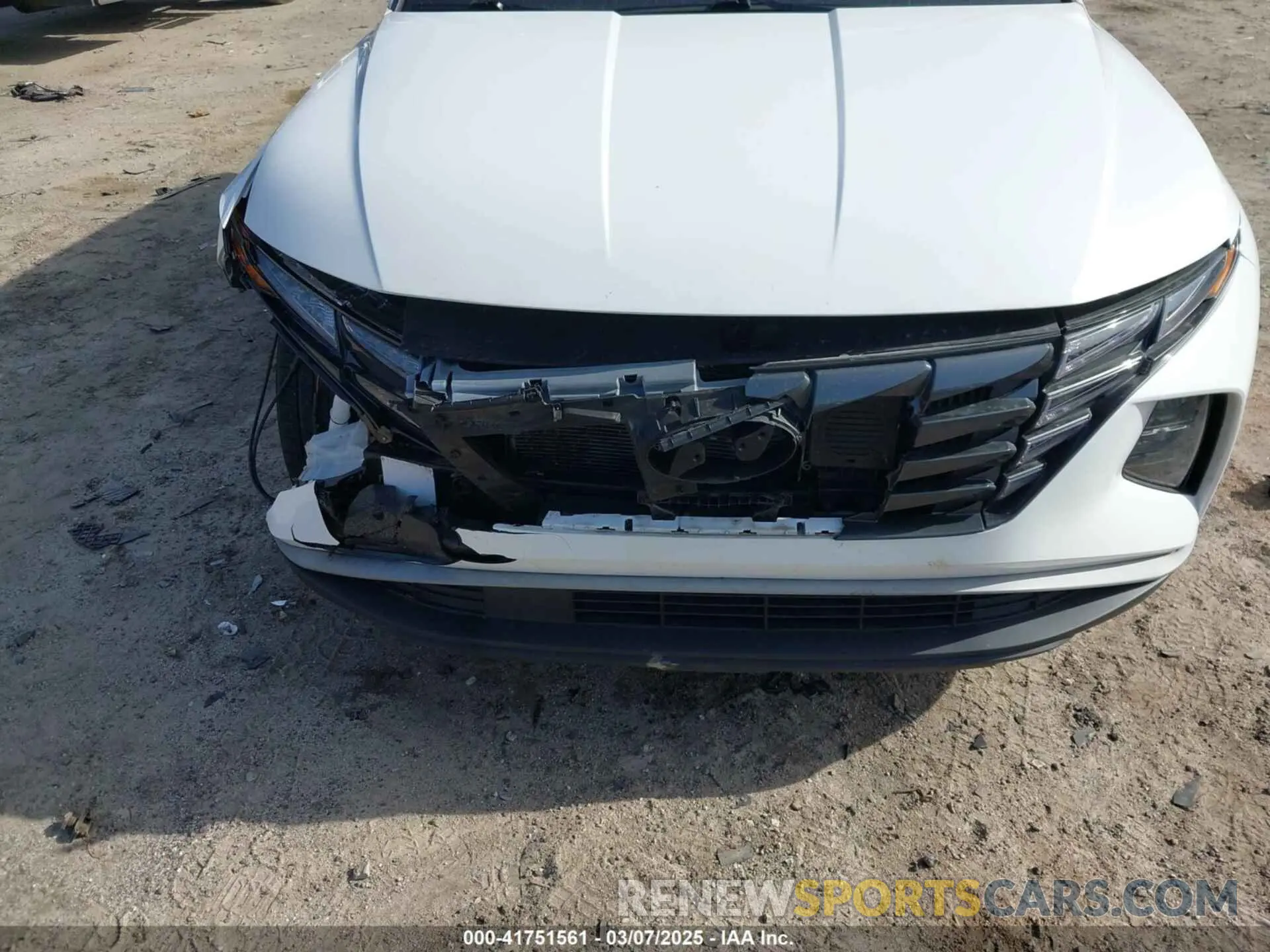 6 Photograph of a damaged car KM8JBCA15NU018979 HYUNDAI TUCSON HYBRID 2022