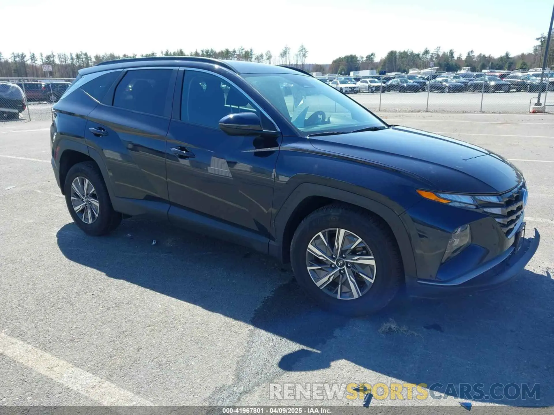 1 Photograph of a damaged car KM8JBCA15NU076428 HYUNDAI TUCSON HYBRID 2022