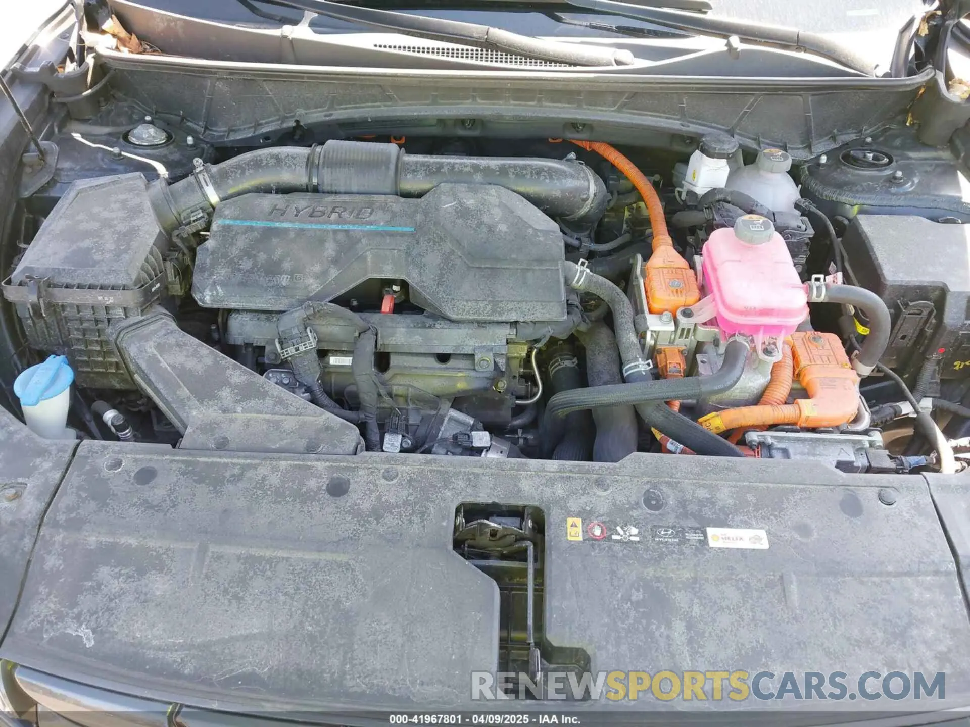 10 Photograph of a damaged car KM8JBCA15NU076428 HYUNDAI TUCSON HYBRID 2022