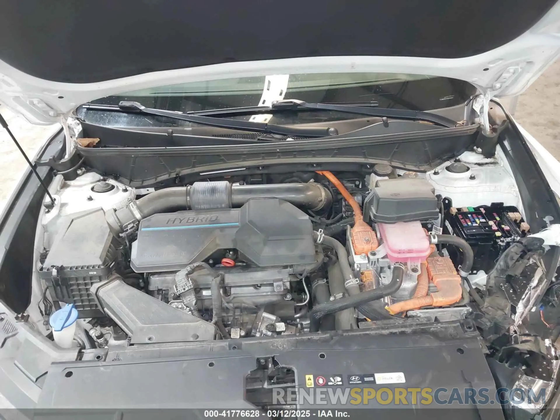 10 Photograph of a damaged car KM8JBCA16NU030896 HYUNDAI TUCSON HYBRID 2022