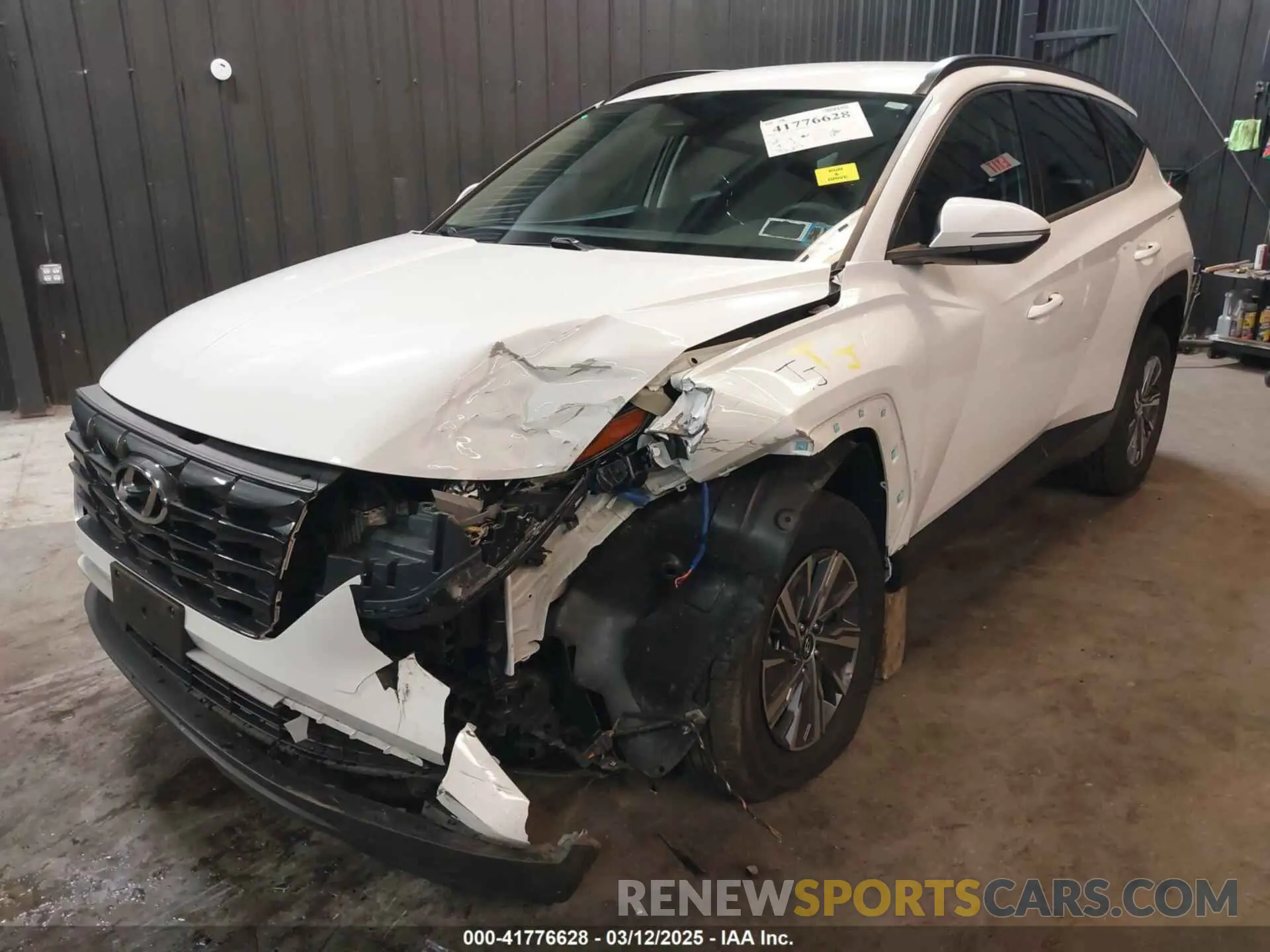 2 Photograph of a damaged car KM8JBCA16NU030896 HYUNDAI TUCSON HYBRID 2022