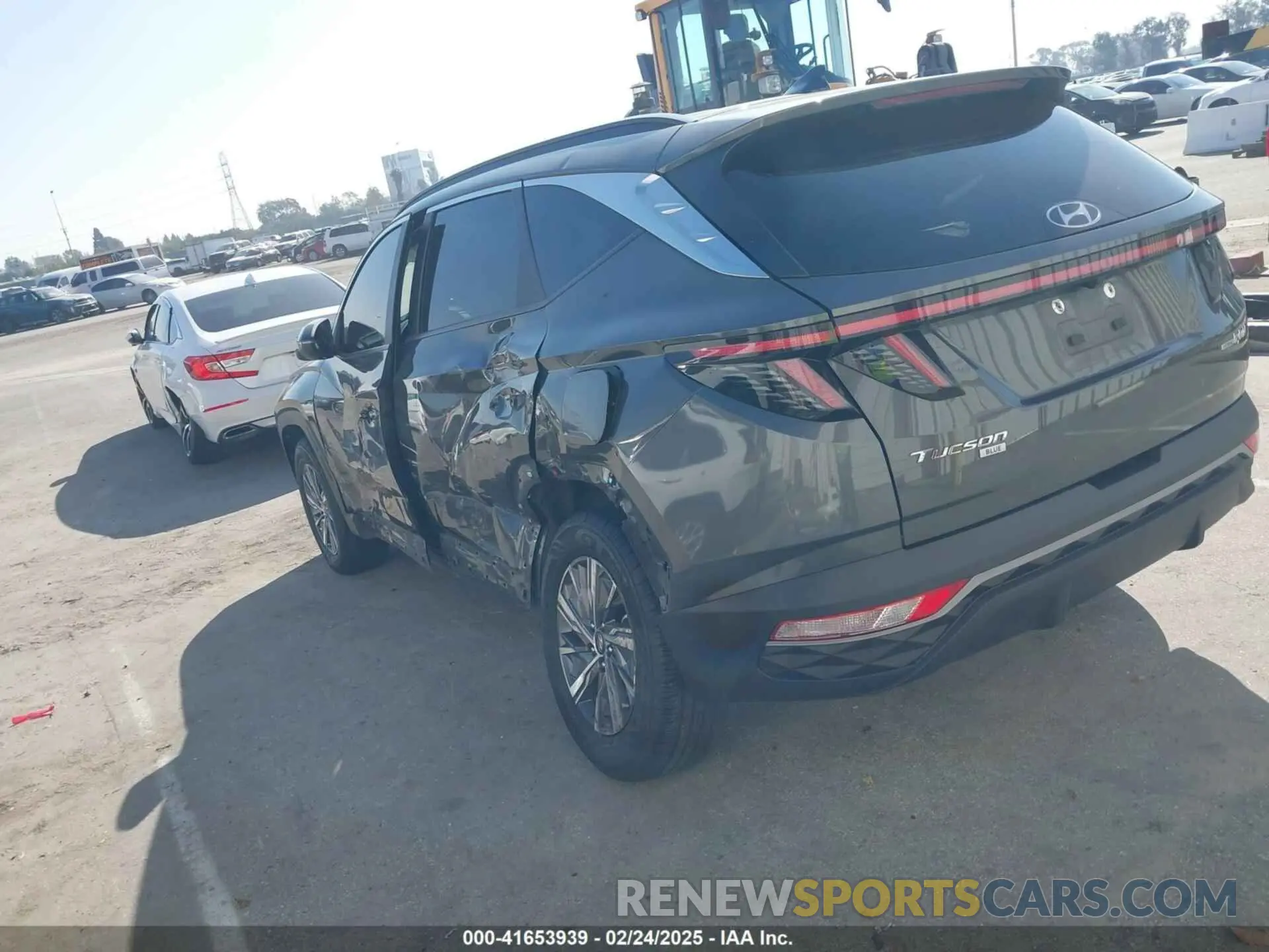 3 Photograph of a damaged car KM8JBCA18NU015848 HYUNDAI TUCSON HYBRID 2022