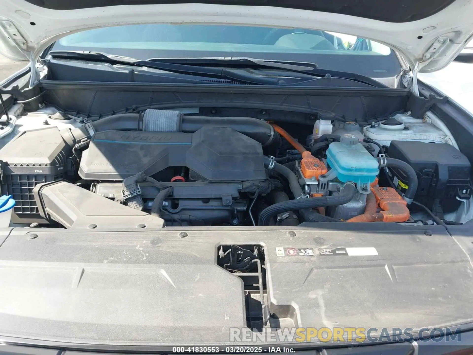10 Photograph of a damaged car KM8JBCA19NU022291 HYUNDAI TUCSON HYBRID 2022