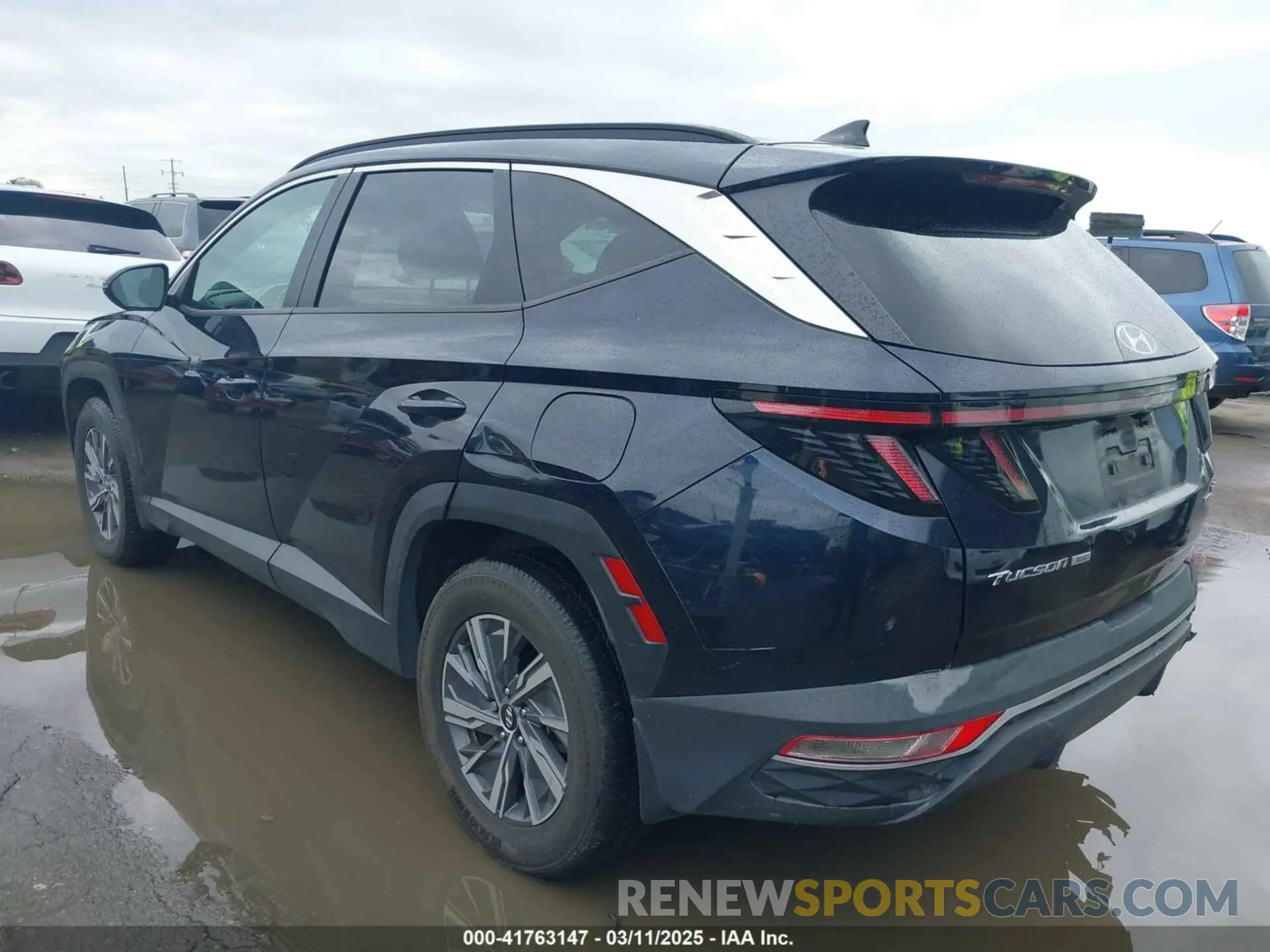 3 Photograph of a damaged car KM8JBCA19NU030360 HYUNDAI TUCSON HYBRID 2022