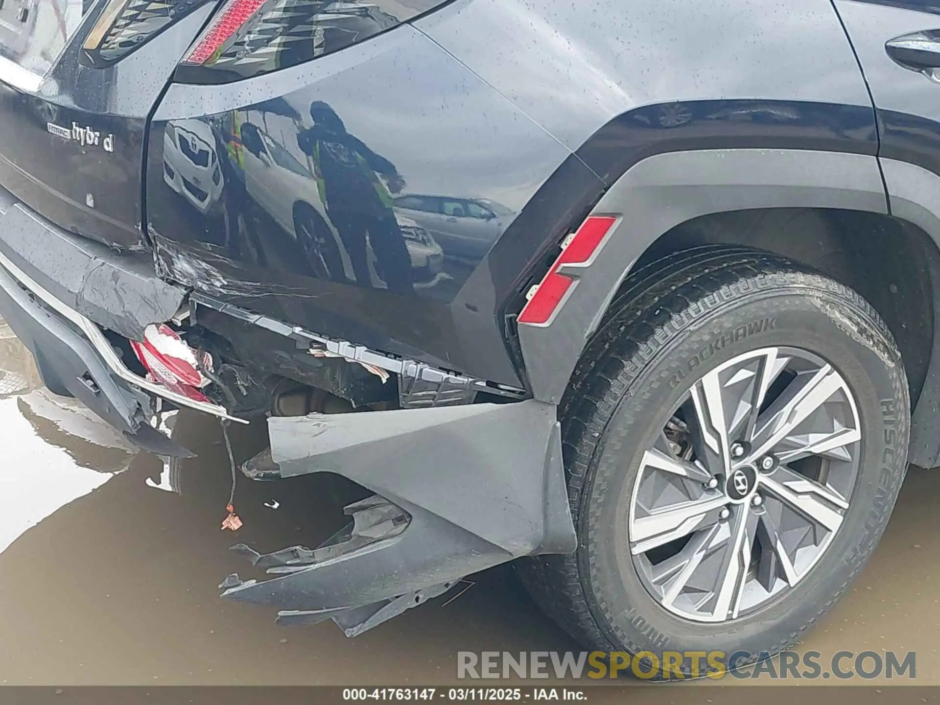 6 Photograph of a damaged car KM8JBCA19NU030360 HYUNDAI TUCSON HYBRID 2022