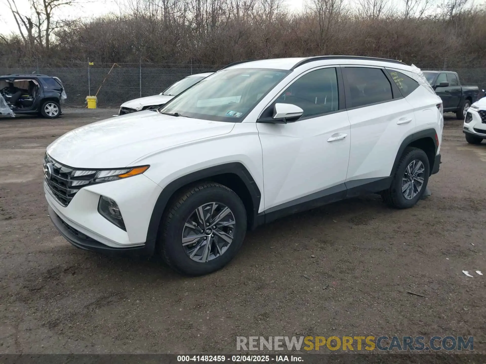 2 Photograph of a damaged car KM8JBCA19NU044095 HYUNDAI TUCSON HYBRID 2022