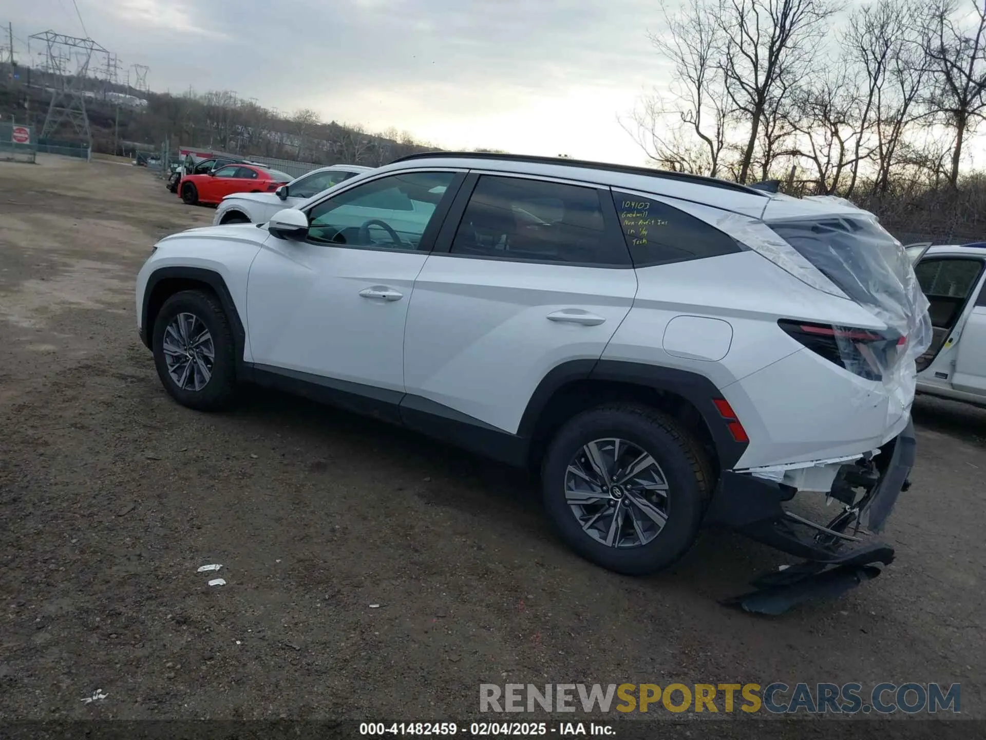 3 Photograph of a damaged car KM8JBCA19NU044095 HYUNDAI TUCSON HYBRID 2022