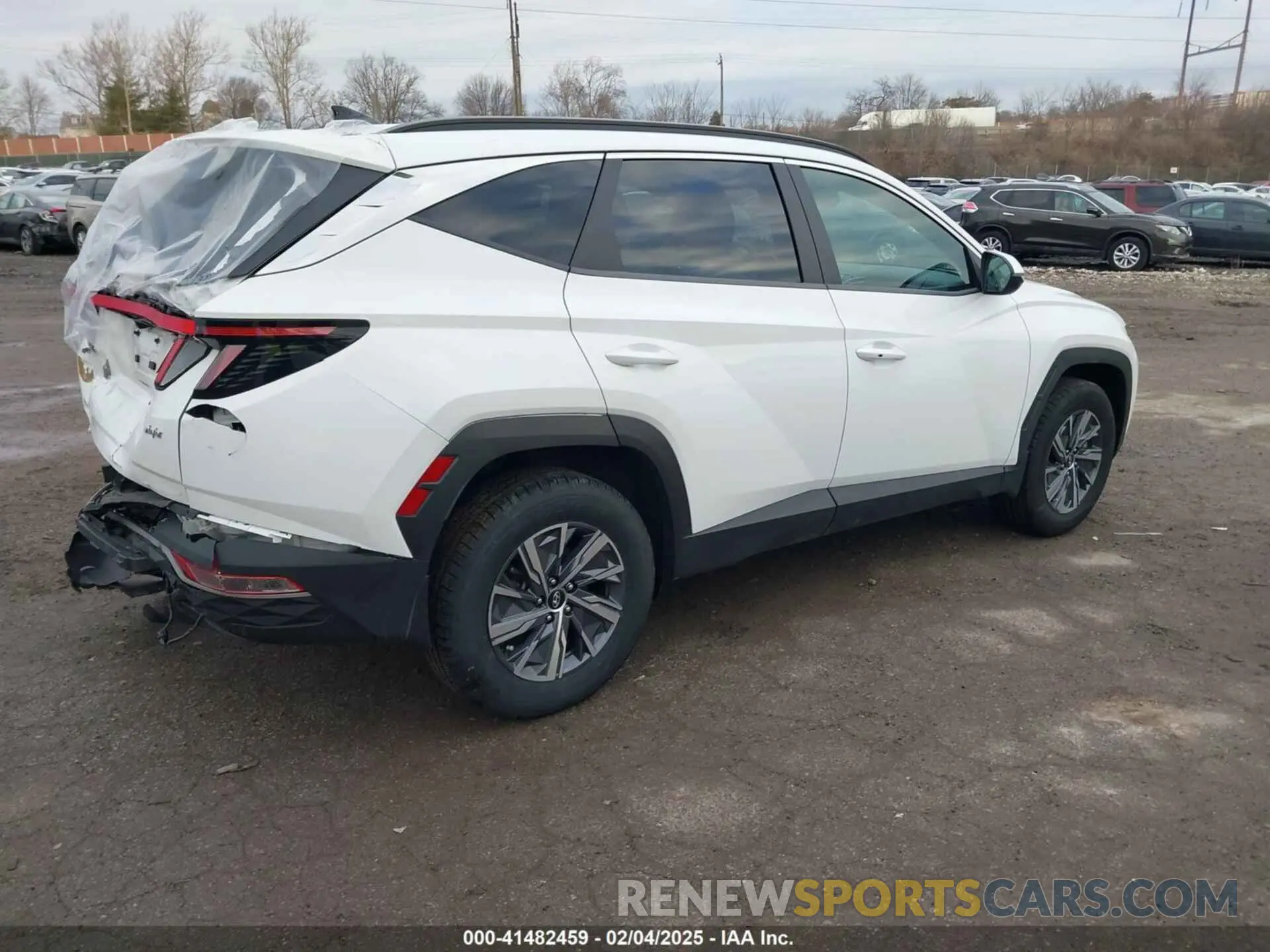 4 Photograph of a damaged car KM8JBCA19NU044095 HYUNDAI TUCSON HYBRID 2022