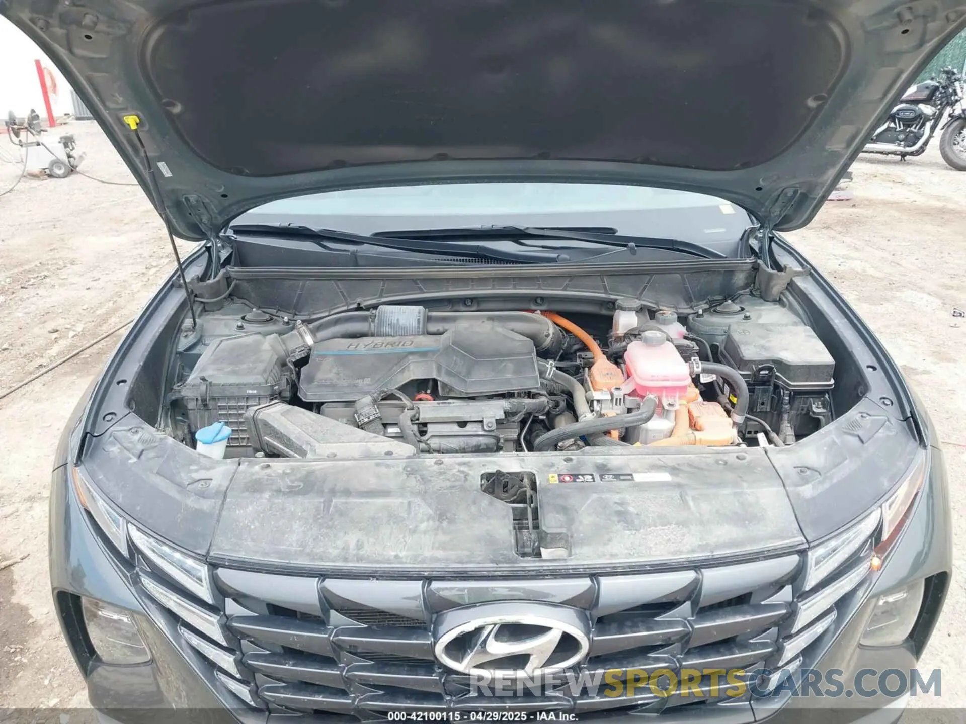 10 Photograph of a damaged car KM8JBCA1XNU025099 HYUNDAI TUCSON HYBRID 2022