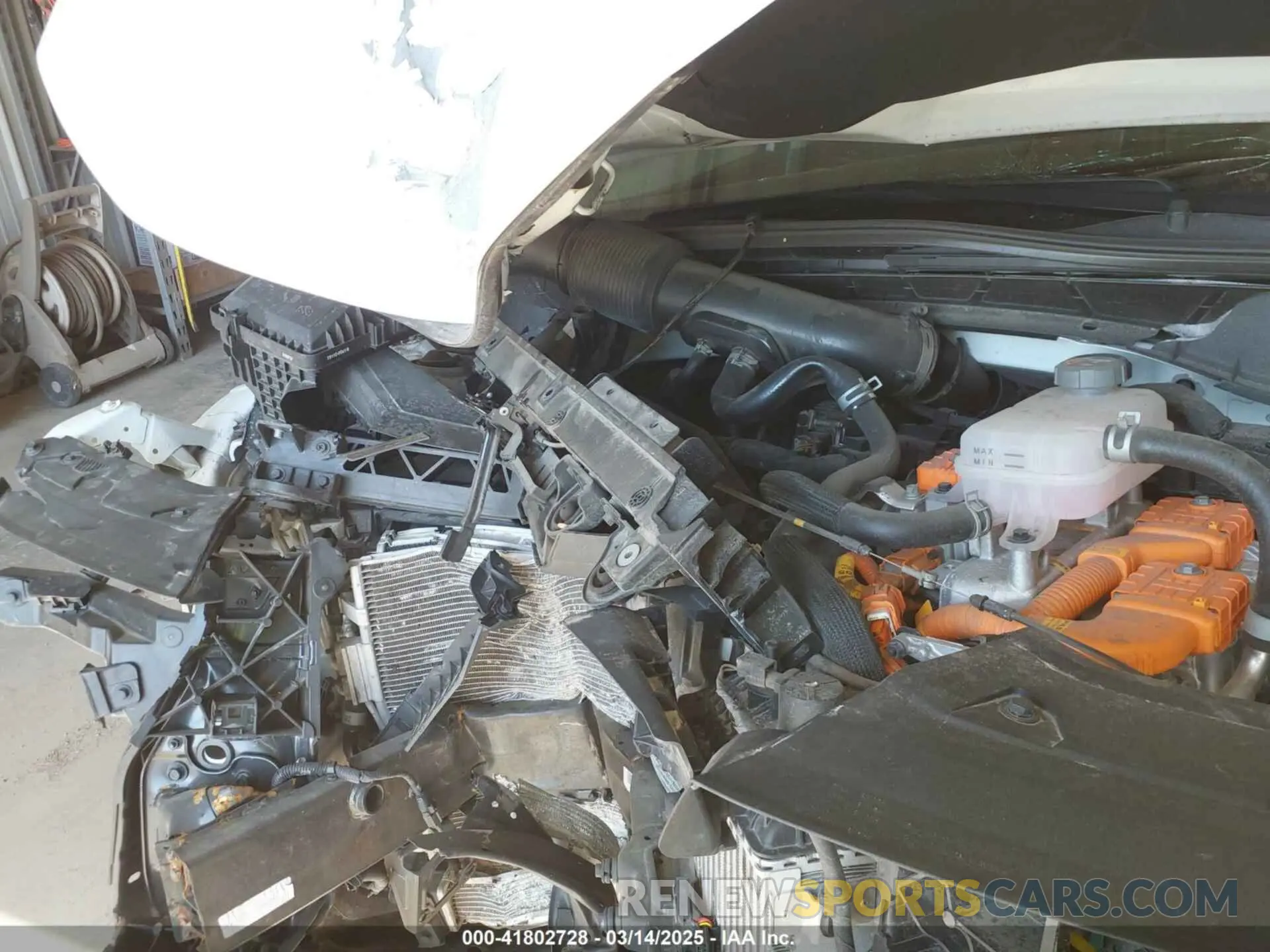 10 Photograph of a damaged car KM8JBCA1XNU029511 HYUNDAI TUCSON HYBRID 2022