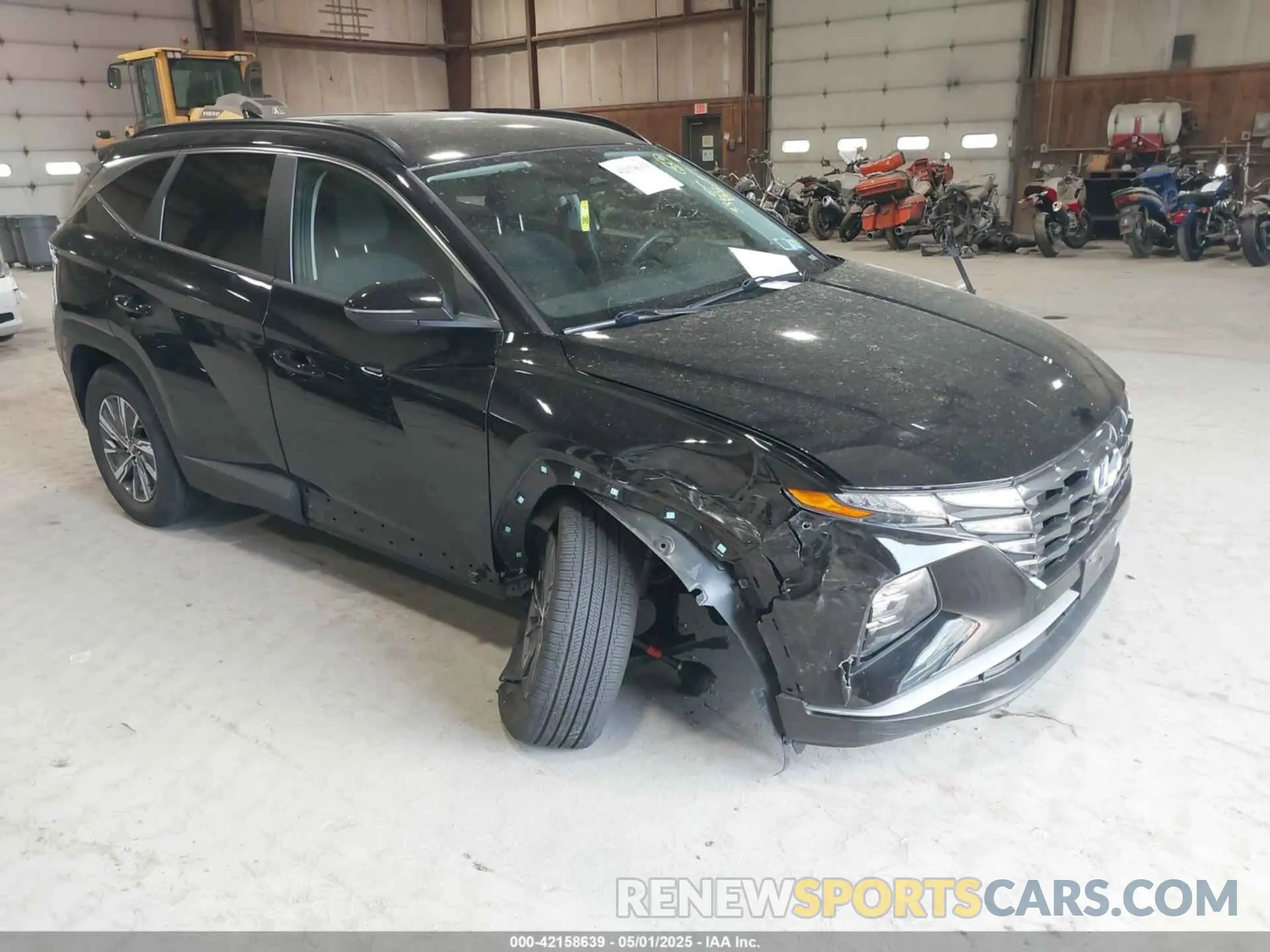 1 Photograph of a damaged car KM8JBCA1XNU065831 HYUNDAI TUCSON HYBRID 2022