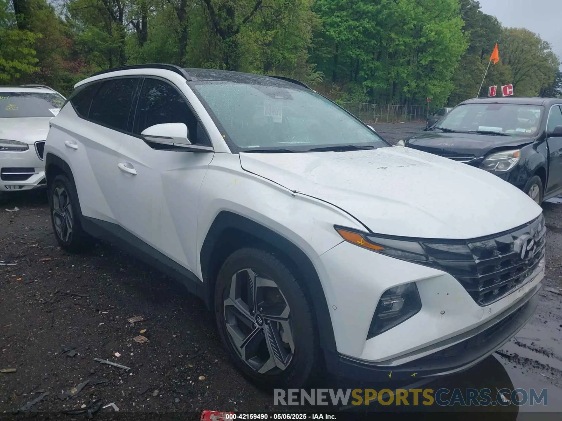 6 Photograph of a damaged car KM8JECA10NU060726 HYUNDAI TUCSON HYBRID 2022