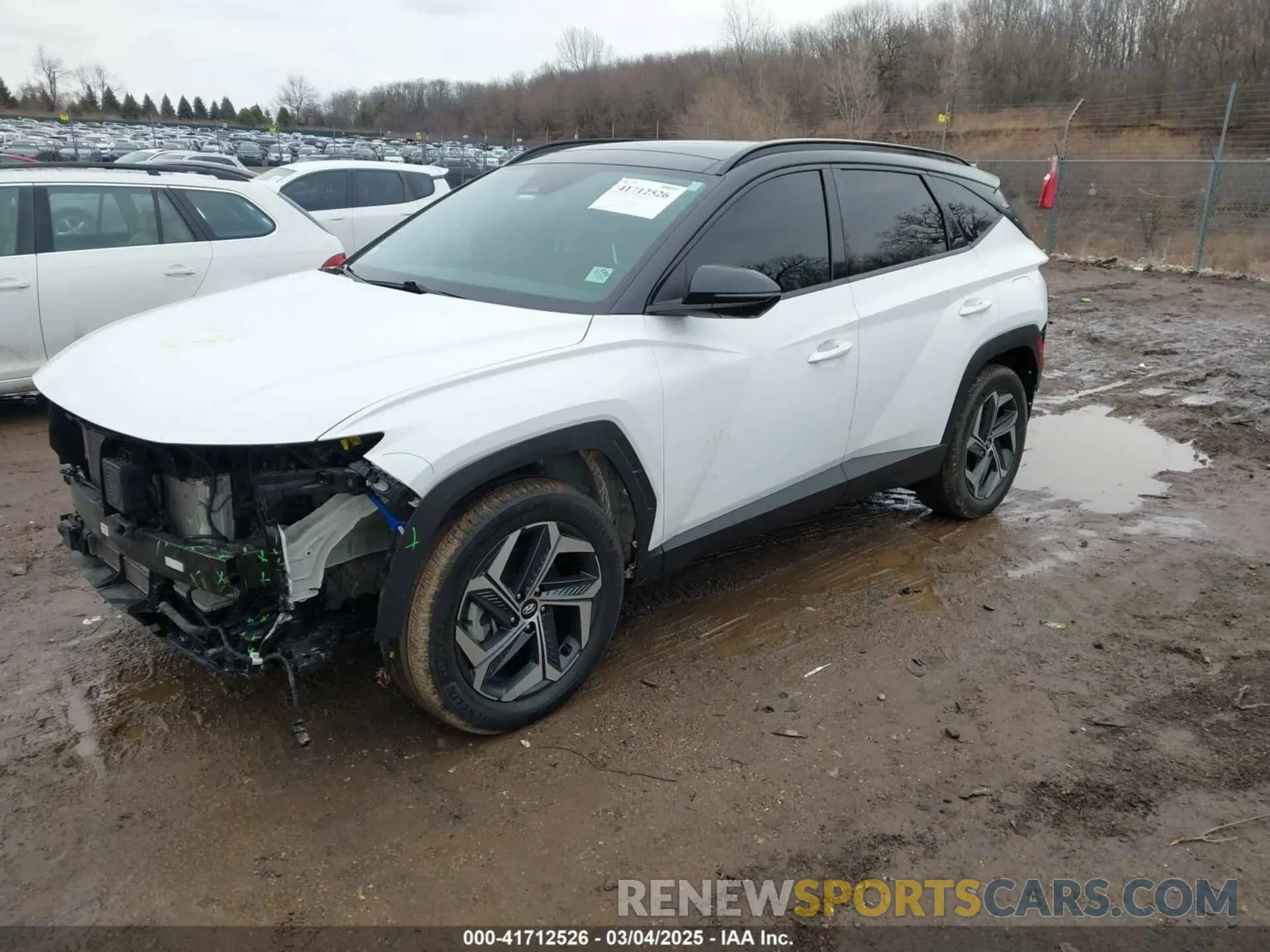 2 Photograph of a damaged car KM8JECA12NU027890 HYUNDAI TUCSON HYBRID 2022