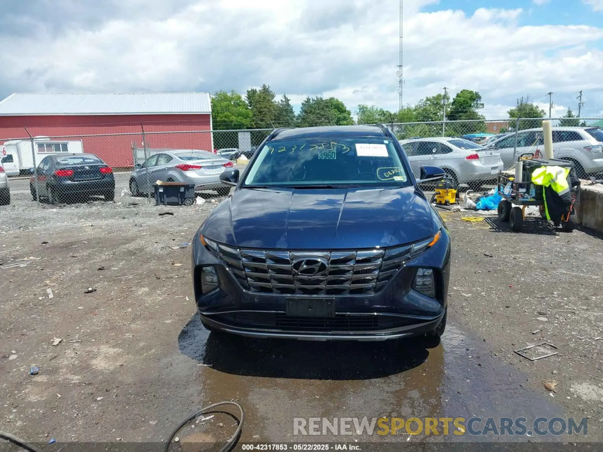 13 Photograph of a damaged car KM8JECA12NU083344 HYUNDAI TUCSON HYBRID 2022