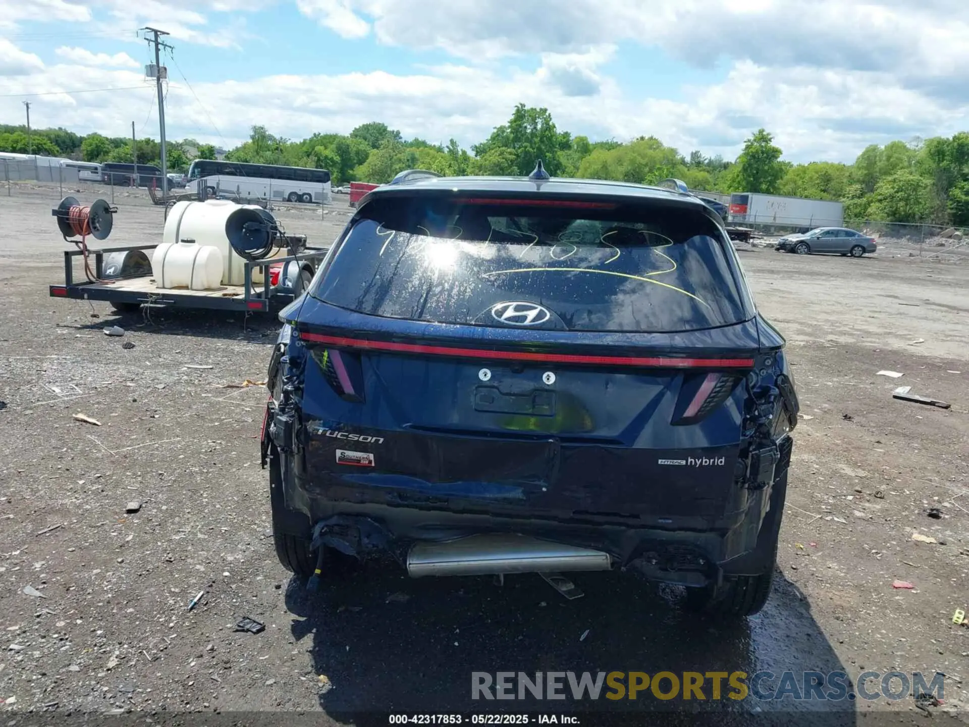 6 Photograph of a damaged car KM8JECA12NU083344 HYUNDAI TUCSON HYBRID 2022
