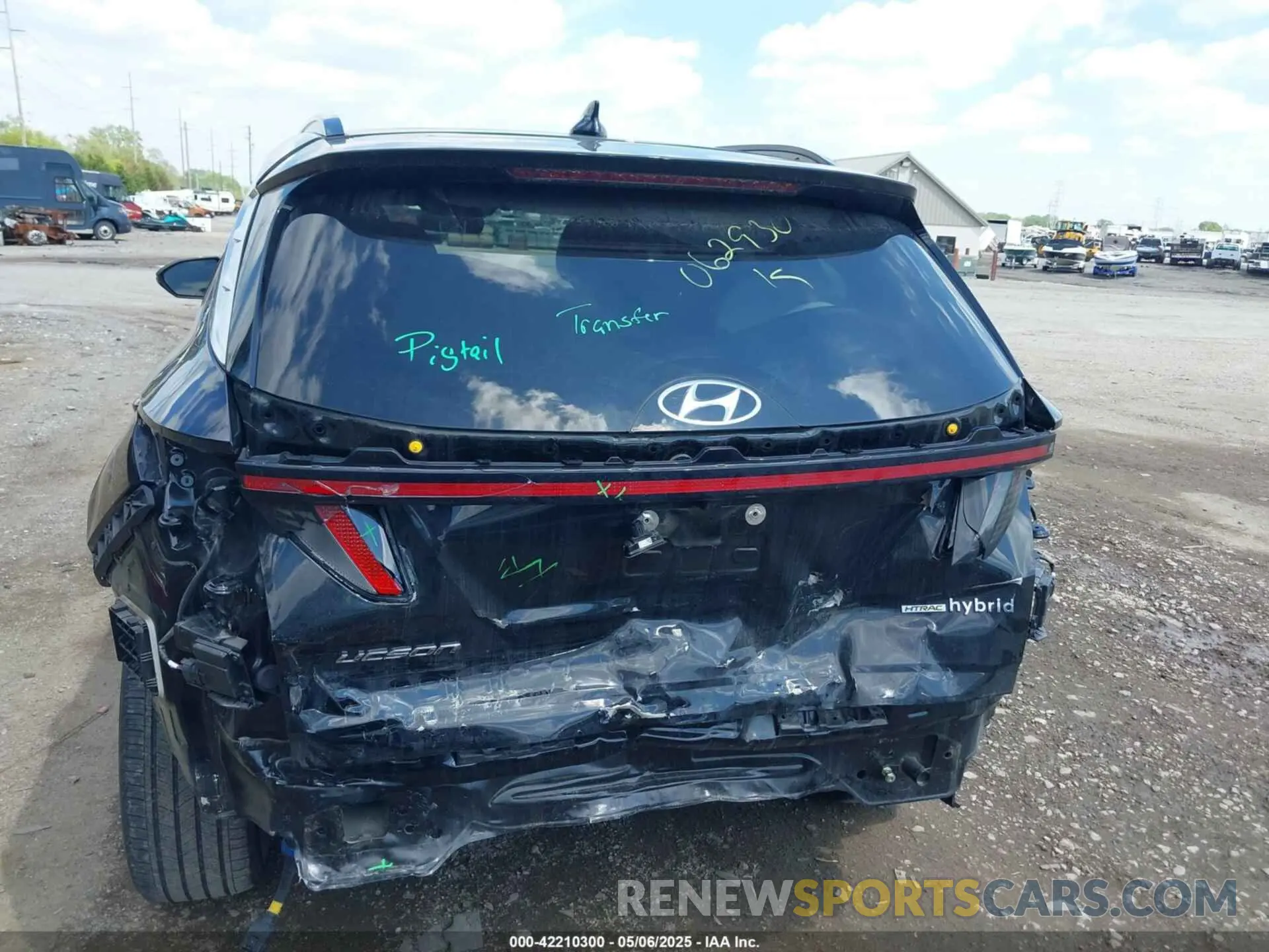16 Photograph of a damaged car KM8JECA19NU062930 HYUNDAI TUCSON HYBRID 2022