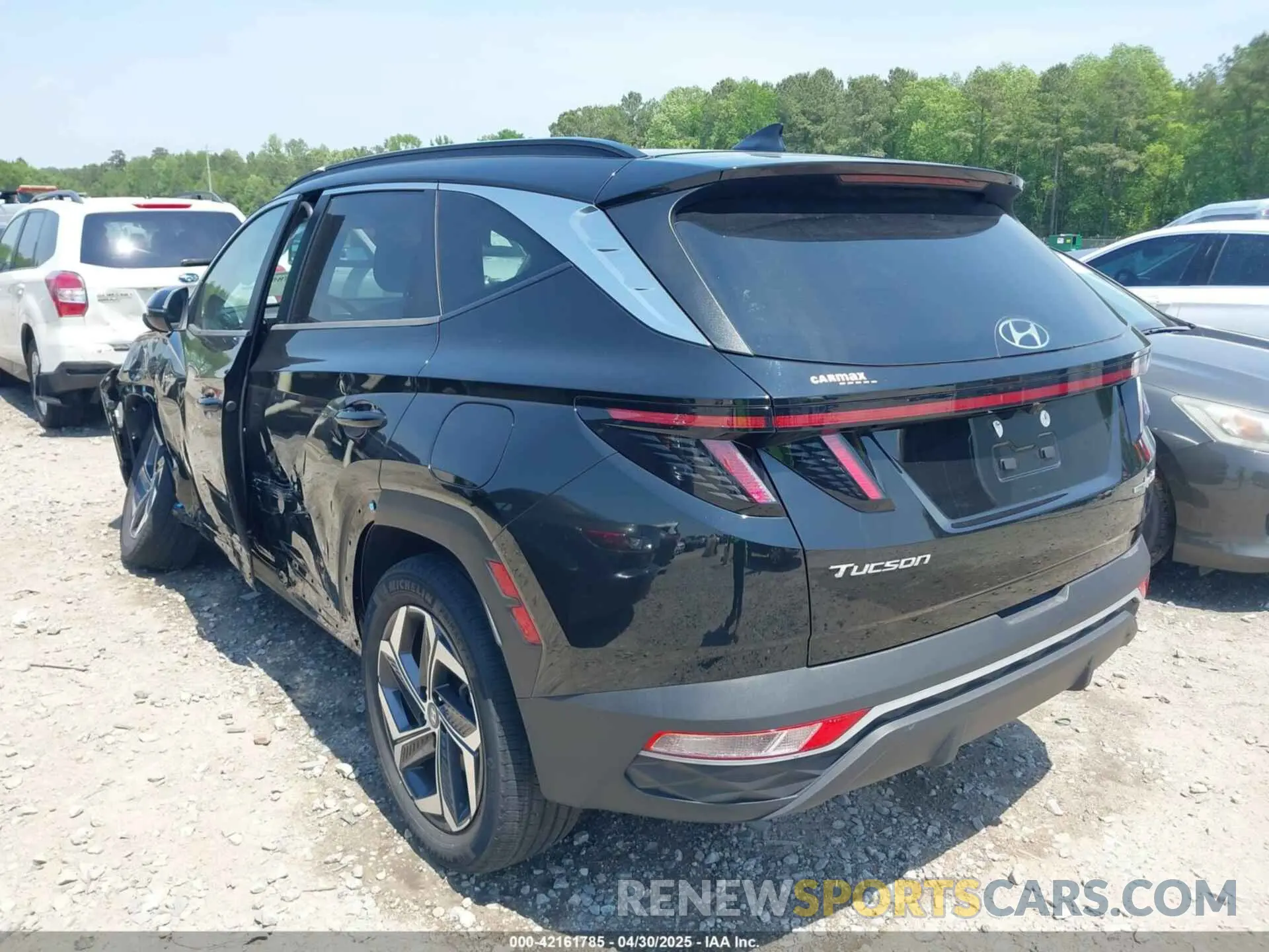 3 Photograph of a damaged car KM8JFCA10NU035693 HYUNDAI TUCSON HYBRID 2022