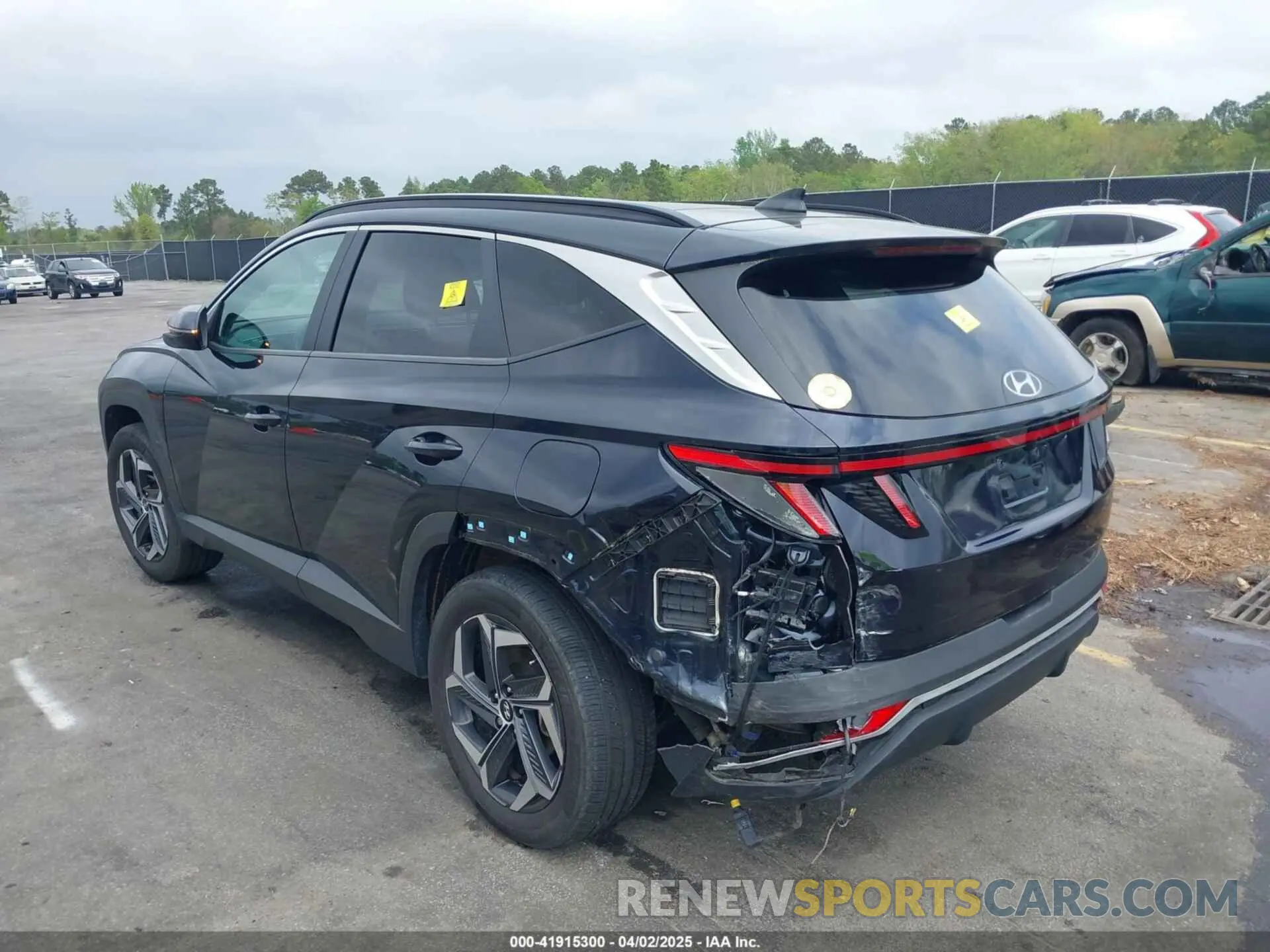 3 Photograph of a damaged car KM8JFCA10NU049450 HYUNDAI TUCSON HYBRID 2022