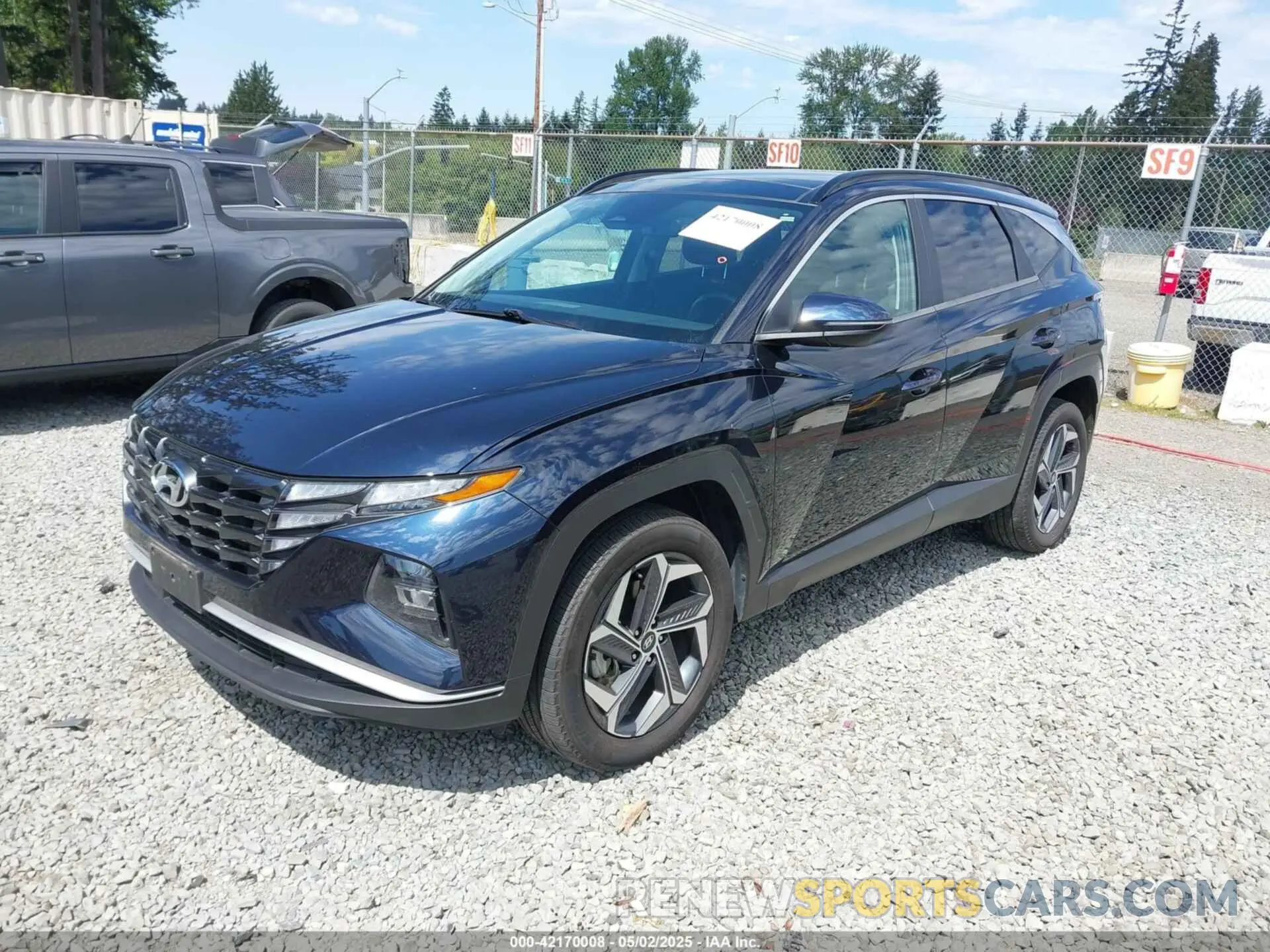 2 Photograph of a damaged car KM8JFCA11NU026291 HYUNDAI TUCSON HYBRID 2022